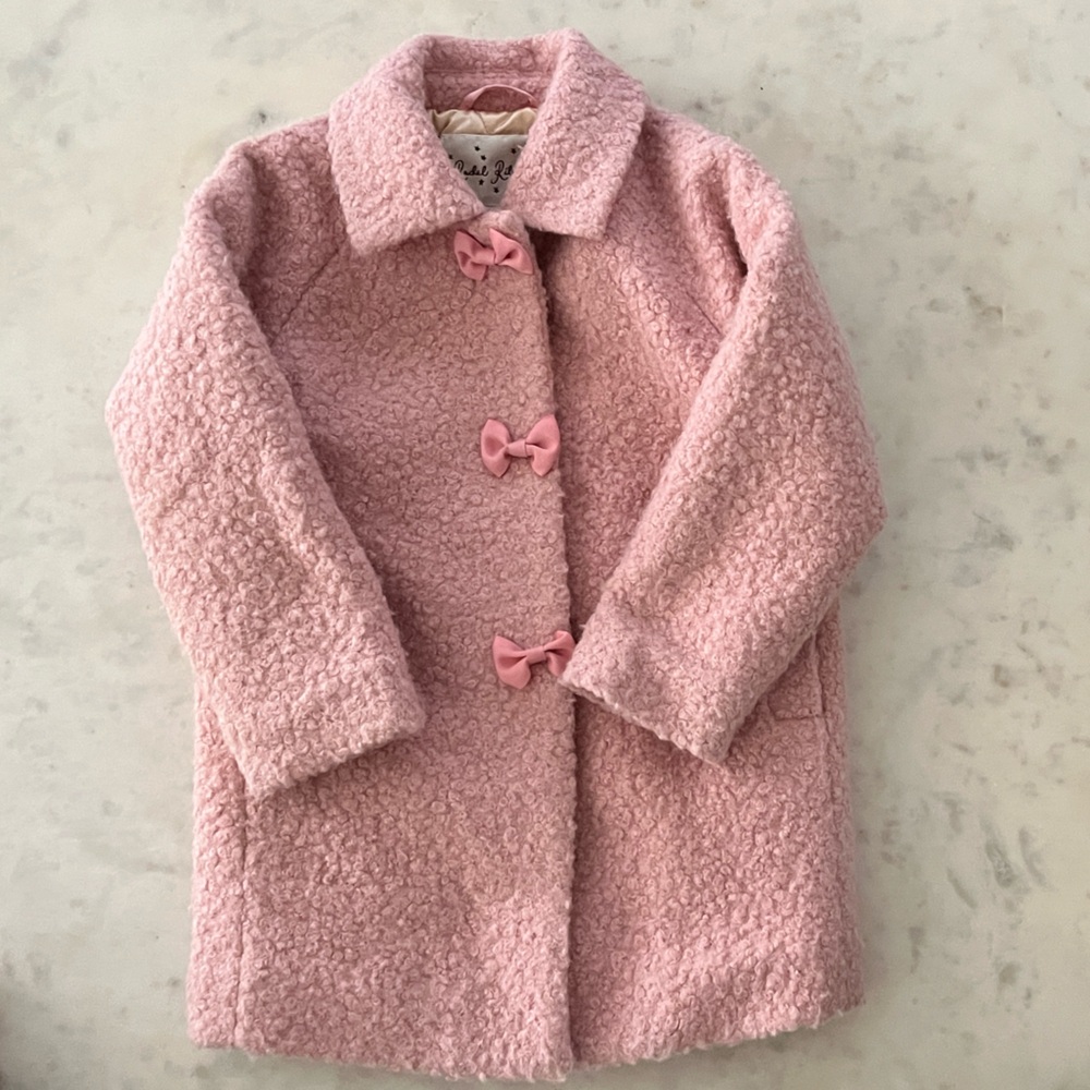 Rachel Riley Blush Bouclé Jacket